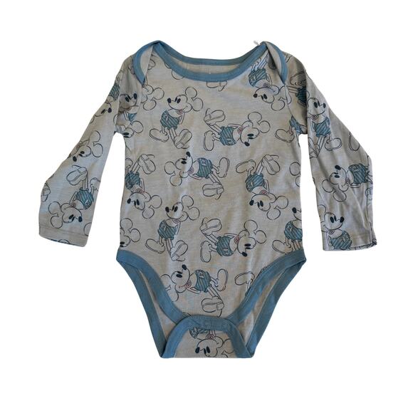 NEW Disney Mickey Onesie + Pants + Sweatshirt - 18 Months - Picture 2 of 9